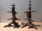FLAMANT sauvage tafellampjes 2 stuks kunststof gewei, Verzenden, Gebruikt, Kunststof, Minder dan 50 cm