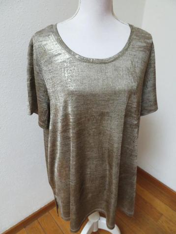 P27 MS MODE shirt groen goud maat XXL 48/50	 beschikbaar voor biedingen