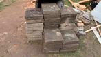 Gratis stoeptegels 6 cm, Ophalen, Gebruikt, Beton, Terrastegels