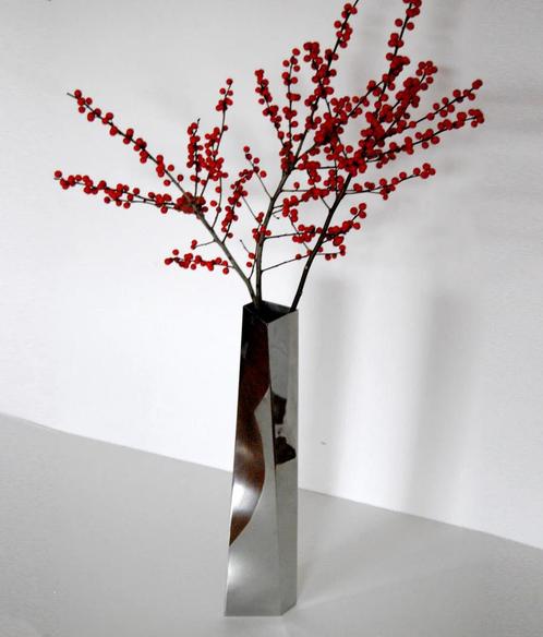 Alessi Crevasse ZH01 Bloemenvaas RVS *NIEUW!!*, Huis en Inrichting, Woonaccessoires | Vazen, Nieuw, Overige kleuren, Minder dan 50 cm