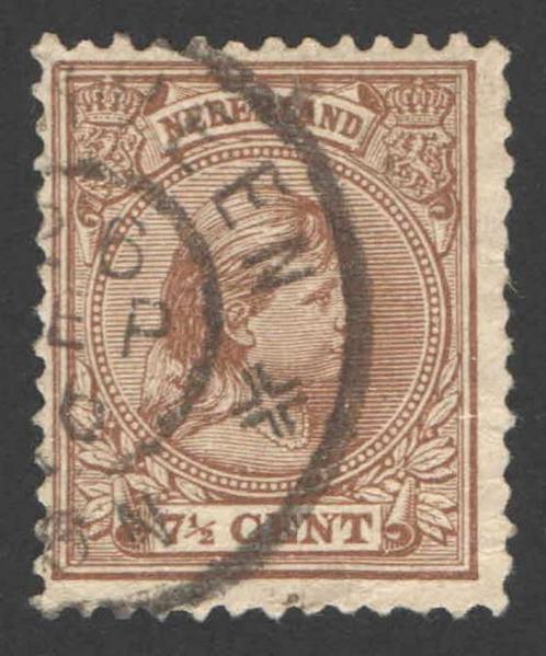 Nederland NVPH nr 36 gestempeld Koningin Wilhelmina 1891, Postzegels en Munten, Postzegels | Nederland, Gestempeld, T/m 1940, Verzenden