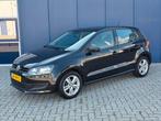 Volkswagen Polo 1.2 Zwart 5-Deurs 2014|Airco|Elektrisch|LM, Auto's, Volkswagen, Voorwielaandrijving, Stof, Zwart, 60 pk