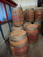 Franse eiken wijnvaten, dicht, 225 liter € 135,00 zie foto's, Tuin en Terras, Regentonnen, 150 liter of meer, Ophalen, Zo goed als nieuw