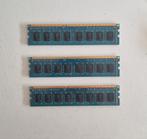 3x 2GB DDR3 RAM-6GB Totaal, Gebruikt, DDR3, Ophalen of Verzenden, Desktop