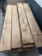 Massief eiken planken 25cm breed en 29mm dik meubelkwaliteit, Doe-het-zelf en Verbouw, Hout en Planken, Nieuw, Plank, 25 tot 50 mm