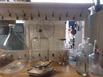 Brocante glazen oude snoeppotten voorraadpotten, Ophalen of Verzenden