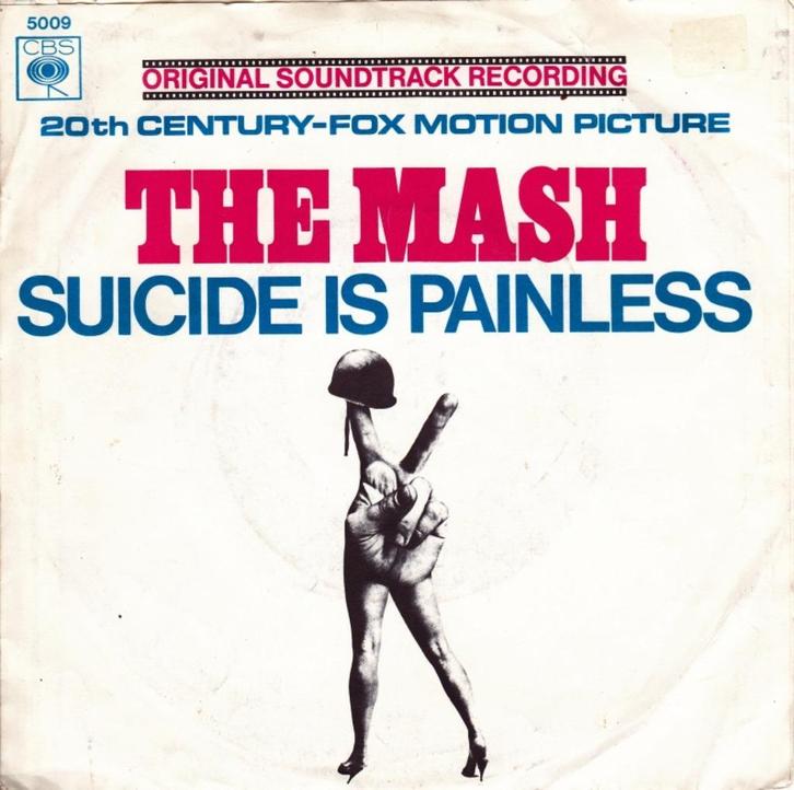 The Mash - Suicide Is Painless (thema TV serie/ film) 1970, Cd's en Dvd's, Vinyl Singles, Gebruikt, Filmmuziek en Soundtracks