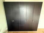 IKEA PAX kast wit zwartbruin, 250cm breed met lades+planken, Ophalen, 200 cm of meer, Zo goed als nieuw, 200 cm of meer
