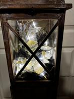 Lantaarnzuil met sfeerverlichting, Ophalen of Verzenden, Zo goed als nieuw, Glas, 100 tot 150 cm