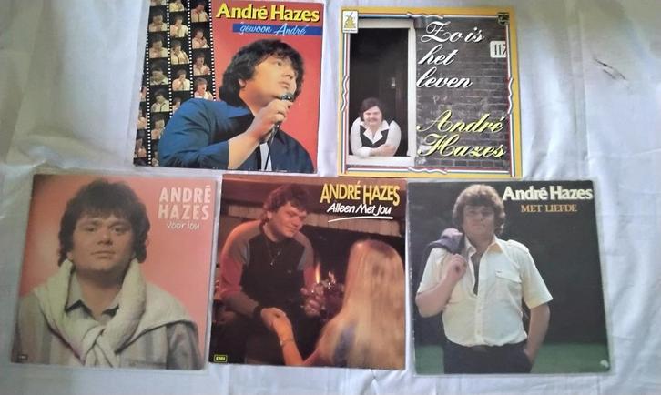 Collectie ANDRE HAZES Nederlandstalige POP LP'S Elpees, Cd's en Dvd's, Vinyl | Nederlandstalig, Gebruikt, Levenslied of Smartlap