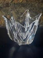 Orrefors tulpvormig kristallen waxinelichthouder - schaaltje, Huis en Inrichting, Ophalen of Verzenden, Zo goed als nieuw