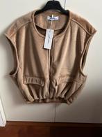 Bodywarmer bomber model Ambika, Kleding | Dames, Bodywarmers, Maat 38/40 (M), Beige, Nieuw, Ophalen of Verzenden