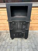 Zware 10 KW houtkachel, Ophalen, Gebruikt, Houtkachel, Vrijstaand