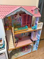 Barbiehuis Kidkraft, Barbie Camper & Diverse Barbies, Kinderen en Baby's, Speelgoed | Poppenhuizen, Ophalen, Gebruikt, Poppenhuis