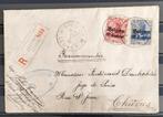 Duitse Rijk Brief Aangetekend Bezetting Belgien 1916., Postzegels en Munten, Brieven en Enveloppen | Buitenland, Ophalen of Verzenden