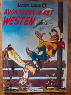 Lucky Luke 4 - Avonturen in het Westen, Eén stripboek, Ophalen of Verzenden, Gelezen, Morris