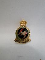 Geëmailleerde pin met embleem 312 Squadron, Verzenden, Luchtmacht, Nederland, Overige typen