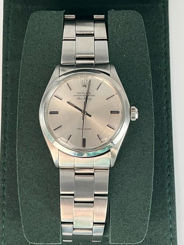 ROLEX AIRKING 5500 (1975), Sieraden, Tassen en Uiterlijk, Horloges | Heren, Zo goed als nieuw, Rolex, Staal, Ophalen