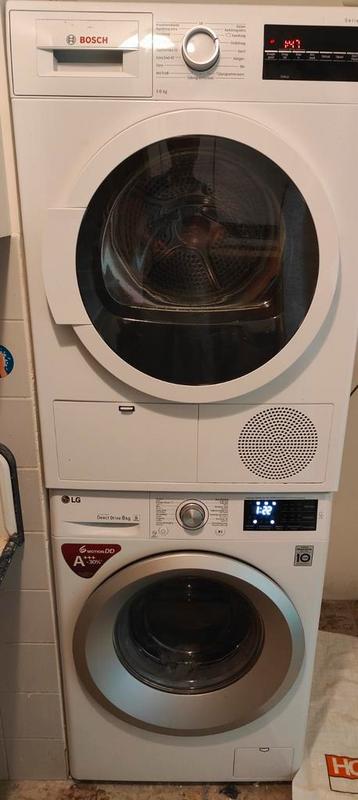 Bosch WTG86400NL en LG FH4J5TN8 combi beschikbaar voor biedingen