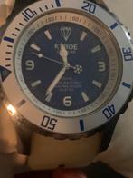 KyBoe! Dames horloge 48 blauw / wit, Sieraden, Tassen en Uiterlijk, Horloges | Dames, Overige merken, Staal, Polshorloge, Kunststof