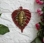 Lord Ganesha Face on red leaf, Ophalen of Verzenden, Nieuw