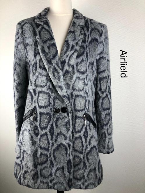 Airfield Manteljas  (mt: 40) 27,6/6886, Kleding | Dames, Jassen | Zomer, Zo goed als nieuw, Maat 38/40 (M), Grijs, Ophalen of Verzenden