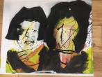 Edwin Janssen moeder en dochter. Stijl Herman Brood, Antiek en Kunst, Ophalen of Verzenden