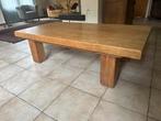 Eikenhout salontafel massief, Huis en Inrichting, Tafels | Salontafels, Ophalen, Gebruikt, 100 tot 150 cm, Eikenhout