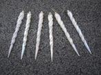 Set van 6 ijspegels voor in de kerstboom, Diversen, Kerst, Ophalen of Verzenden, Nieuw