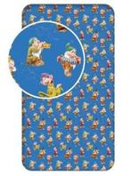 Disney Princess Hoeslaken 90x200 cm - 7 Dwergen, Hoeslaken of Sloop, Nieuw, Ophalen of Verzenden, Meisje