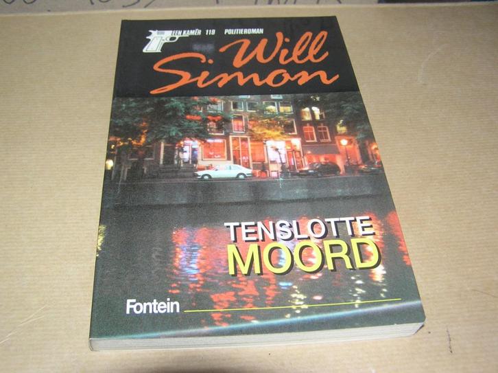 Tenslotte moord -Will Simon, Boeken, Detectives, Zo goed als nieuw, Ophalen of Verzenden