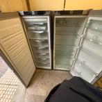 Setje Liebherr No Frost vriezer met koelkast RvS, Witgoed en Apparatuur, Koelkasten en IJskasten, Ophalen, 200 liter of meer, 60 cm of meer