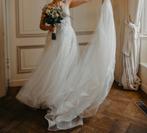 Trouwjurk Milla Nova maat 38, Ophalen of Verzenden, Zo goed als nieuw, Wit, Trouwjurk
