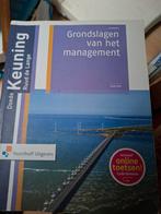 Grondslagen van het Management - ZGAN, Ophalen of Verzenden, Zo goed als nieuw, Management, Doede Keuning, Ruud de Lange