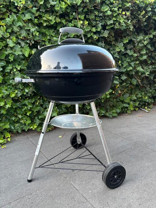 Weber BBQ Ø47 cm – Zo goed als nieuw + accessoires, Tuin en Terras, Houtskoolbarbecues, Zo goed als nieuw, Ophalen