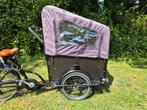 Elektrische Troy Bakfiets met Huif, Fietsen en Brommers, Fietsen | Bakfietsen, 4 kinderen of meer, Gebruikt, Opvouwbaar, Ophalen