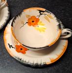 Solian Ware (Soho Pottery) 2x kop & schotel '70 samen voor:, Antiek en Kunst, Antiek | Servies los, Ophalen of Verzenden