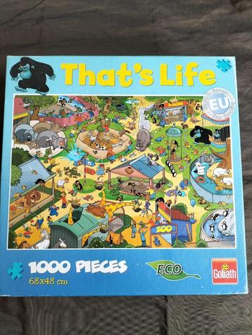 That's Life puzzel Zoo / dierentuin (1000 stukjes) beschikbaar voor biedingen