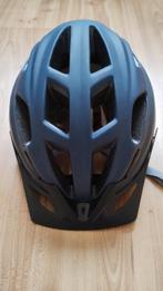 fietshelm mat blauw nieuw met reflector, Fietsen en Brommers, Ophalen of Verzenden, Nieuw, Heer of Dame