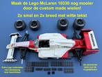 Lego McLaren 10330 voor- & achterwielen + extra onderdelen, Ophalen of Verzenden, Nieuw, Losse stenen, Lego