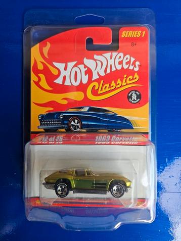 Hotwheels Classics 1963 Corvette special paint usa auto beschikbaar voor biedingen