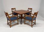 Royal Antique Eettafel met 4 Stoelen, Ophalen
