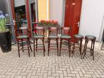 Thonet barkrukken bistro retro vintage klassiek krukken bar, Hout, 5 krukken of meer, Met voetsteun, 60 tot 90 cm