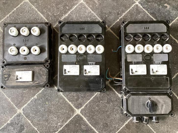 Groepenkast (Holec) te koop, Doe-het-zelf en Verbouw, Elektra en Kabels, Gebruikt, Overige typen, Ophalen