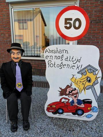 Abraham fotogeniek set 3 deel voor 50 verjaardag feest. beschikbaar voor biedingen