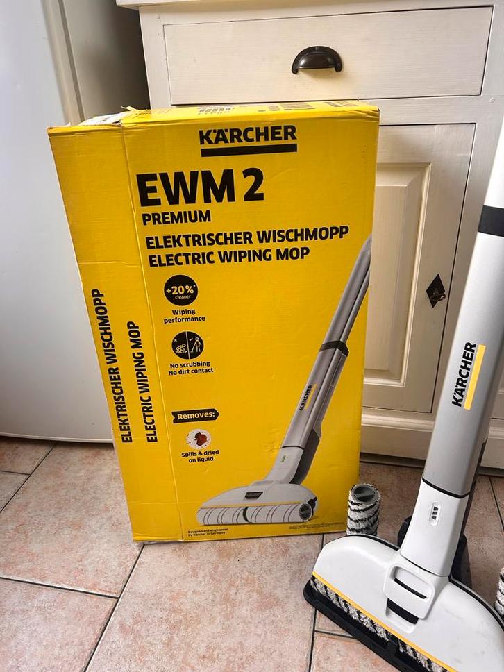 Kärcher EWM 2 Dweilmachine - Perfect Schoon!, Witgoed en Apparatuur, Stofzuigers, Gebruikt, Overige typen, Ophalen of Verzenden