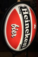 dz lichtreclame heineken bier dia. 78cm rood logo, Verzamelen, Biermerken, Ophalen of Verzenden, Zo goed als nieuw, Overige typen