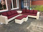 Steigerhouten Loungeset set Loungebank Stoel ACTIEMAAND, Tuin en Terras, Tuinsets en Loungesets, Verzenden, 6 zitplaatsen, Nieuw
