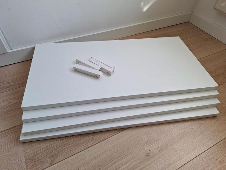 IKEA Hjalpa Planken - 4 stuks, Huis en Inrichting, Kasten | Kledingkasten, Zo goed als nieuw, 50 tot 100 cm, Met plank(en), Ophalen of Verzenden