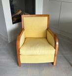 Molteni fauteuil “Harmonica” kersenhout, Ophalen, Gebruikt, 75 tot 100 cm, 50 tot 75 cm